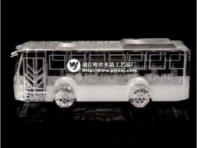 公交車水晶車模 sj-008
