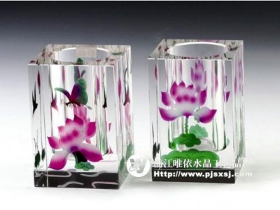 水晶筆筒生產(chǎn)廠家 sj-002